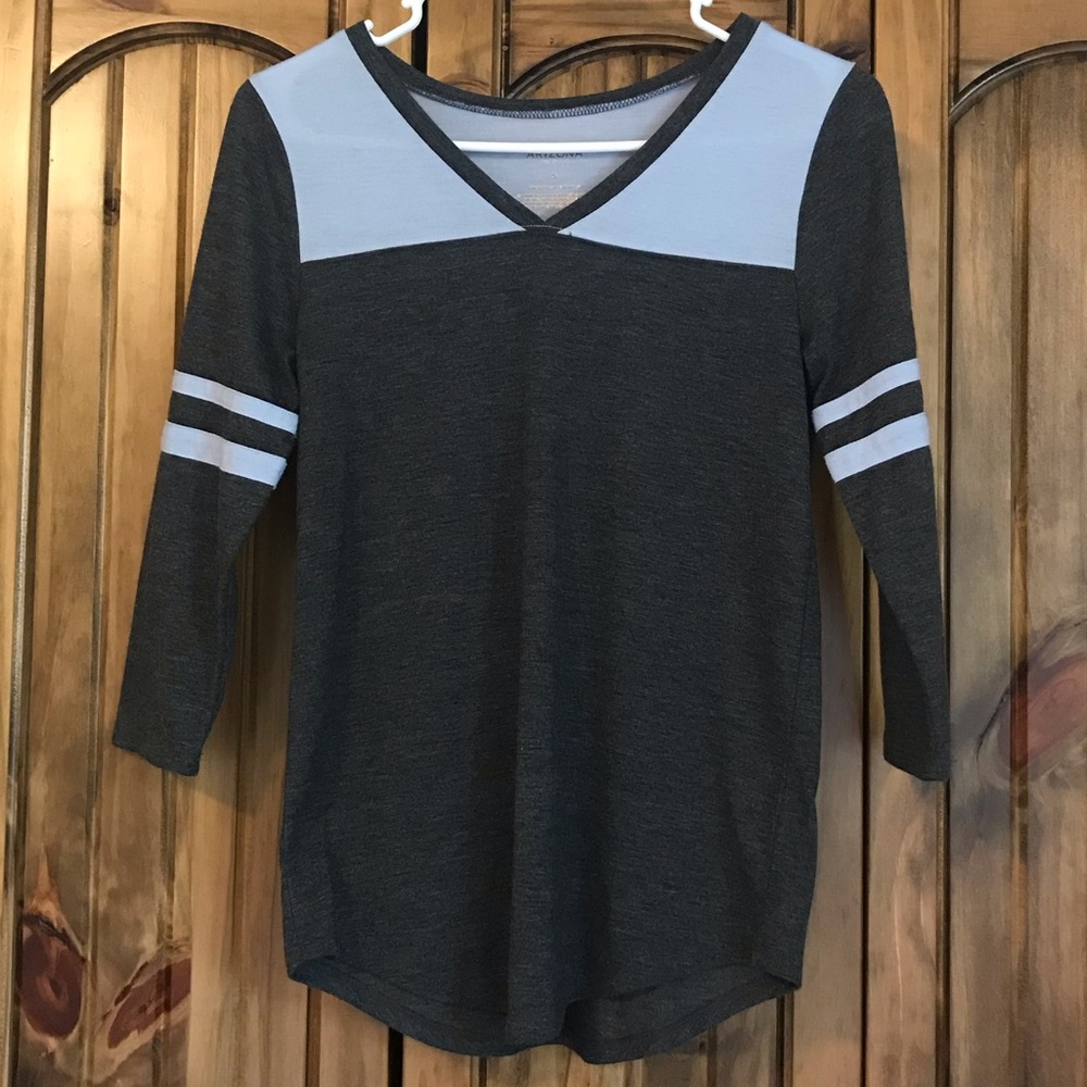 Juniors Arizona gray 3/4 sleeve shirt size S